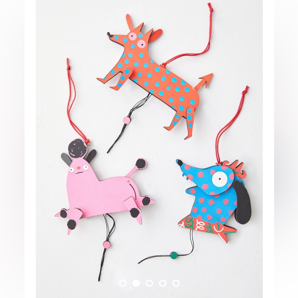 Urban outfitters gentle thrills ornament set NEW IN BOX